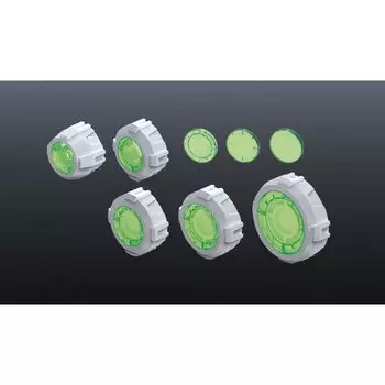 Builders Parts HD MS Sight Lens 01 Пластиковая модель (зеленый)