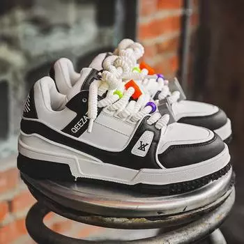 Building block shoes original design men s and women s niche bread shoes high street platform basketball tide brand couple shoes 36-Female code