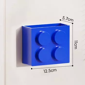 Building Blocks Refrigerator Magnetic Absorption Box Household Plastic Wrap Kitchen Storage Magnet Entry Door Storage Shelf