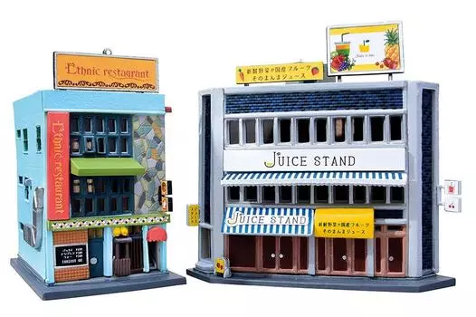 Building Collection Kenkore 171 Ethnic Stand Diorama Supplies Restaurant/Juice