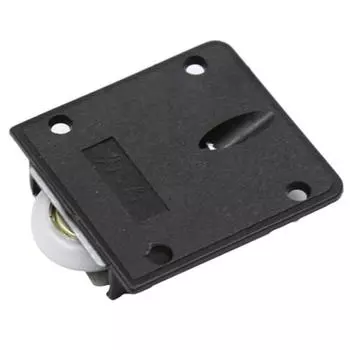 Building Hardware Sliding Door Roller Moving Door Wheel 4pairs Black High Quality Metal For Open The Closet Door
