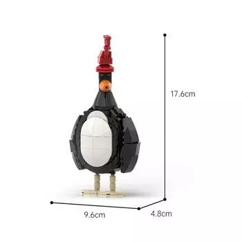 Buildmoc Ideas Wallaced Мультяшный Пингвин Перья МакГроу Громитид MOC Строительные Блоки Игрушки для Детей Детские Подарки 215 ШТ Кирпичики