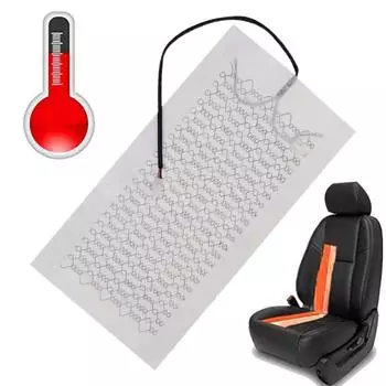 Built-in Car Heater Kit Universal 12v Carbon Fiber Pads Control Heating 2 Fit Switch Square System Dual S 3 Levels C4o0