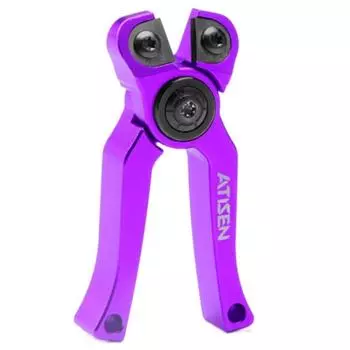 Built-in Spring Fishing Line Cutter Tungsten Steel Head Fishing Line Cut Fishing Tackle фиолетовый