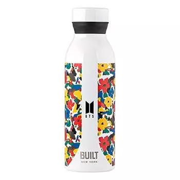Built x BTS Double Wall Vacuum Insulated Stainless Steel Water Bottle, 18 oz, Jin
