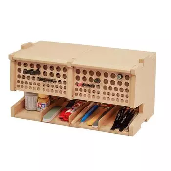 Букассо держатель для краски МДФ Материал Модель Стеллаж для хранения инструментов Хранение Хранение принадлежностей для рукоделия Пластиковая модель Хранение инструментов Верстак Держатель для инструментов