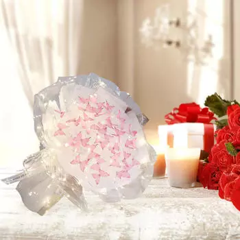 Букет бабочек DIY Материал упаковки Орнамент Качество изготовления Искусственные цветы 33pcs butterflies