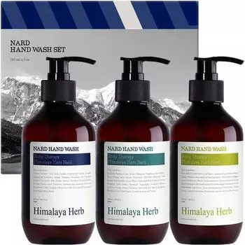 Букет Garni Nad Hand Wash Лаванда Мускус 280мл + Чайное дерево Розмарин 280мл + Лимон Мята 280мл набор, 1 комплект