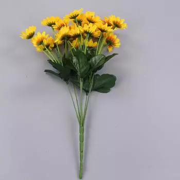 Букет из 24 головок подсолнуха Легкий и долговечный