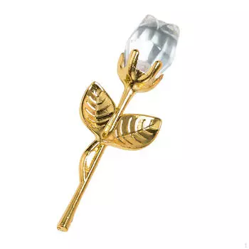 Букет из стеклянных роз — идеальный вариант для особых случаев Gold White