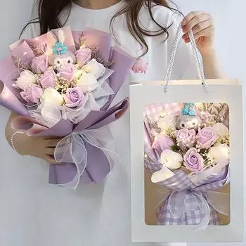 Букет из сухоцветов Фуллертона имитация вечных цветов подарок на день рождения Новый год подарок на День святого Валентина