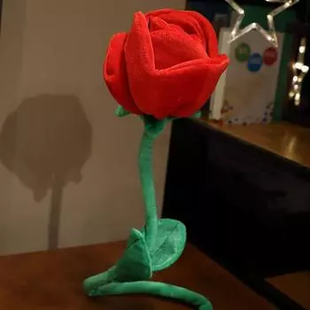 Букет красных роз для занавесок, пряжка для имитации плюшевой розы, подарок на день рождения