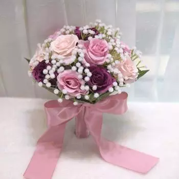 Букет невесты Yousheng, свадебный букет для подружки невесты на открытом воздухе, искусственные розы, цветы для свадебной церемонии, подружки невесты, декор на годовщину