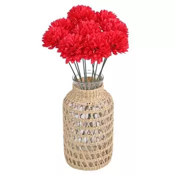 Букет ромашек, праздничное украшение, чтобы отдать дань уважения предкам, декоративный набор для кладбищенских цветочных композиций красный