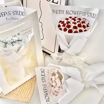 Букет ручной работы своими руками Материал Упаковка Креативные имитации роз для девушки 520 День святого Валентина Неувядающий подарок своими руками