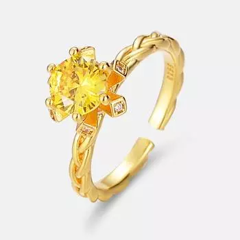 Букет свадебное бриллиантовое кольцо женское легкое роскошное нишевое дизайн французское холодное кольцо с розой ветров Opening Adjustable