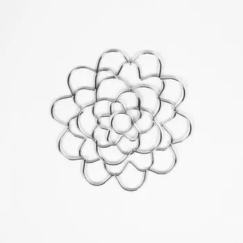 Букет Твистер Принадлежности для крышек для цветов Ваза для цветов Носимая многоразовая подставка для цветочных композиций из нержавеющей стали