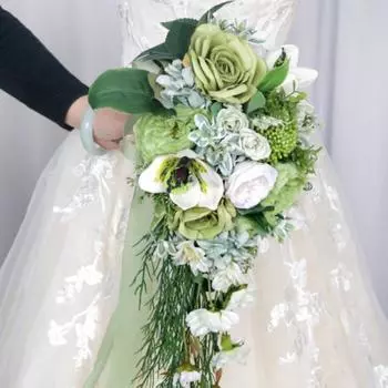 Букеты невесты Свадебные букеты для невесты Искусственные цветы Искусственные розы Цветы для свадебной церемонии Свадебные цветы Весенний юбилей Уличный декор розовый