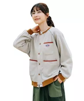 Букле Песочно-бежевый [CLIFFE MAYER] Кардиган, Женский, Большой,