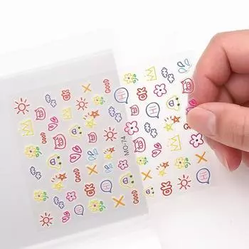 Буклет для хранения наклеек для ногтей, альбом для коллекционирования инструментов для дизайна ногтей, держатель для наклеек для ногтей, демонстрационная книга для дизайна ногтей