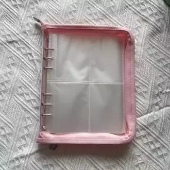 Буклет для хранения ювелирных изделий большой вместимости Прозрачный карман на молнии Прозрачный пакет для украшений Герметичный пакет Билет