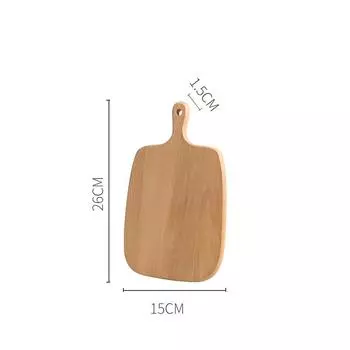 Буковая доска для хлеба, разделочная доска из цельного дерева, деревянный поднос, разделочная доска для фруктов