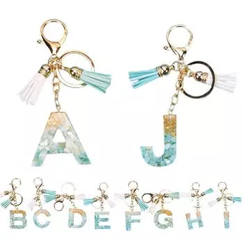 Буква Кристалл 26 Буква Брелок Алфавит Брелок Сумка Подвески Английский Алфавит Брелок P