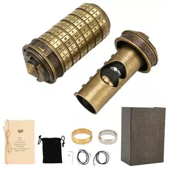 Буква Пароль Замок Классический Элегантный DIY Установка Декоративный Практичный Цинковый Сплав Зеленый Бронзовый