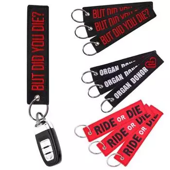 Буквы печати вышивка брелок для ключей держатель автомобиля сумка кулон декор