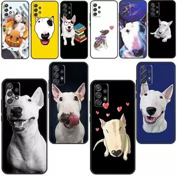 Бультерьер бультерьер собака чехол для телефона для Samsung A51 A71 A41 A31 A11 A21S A20e A12 A32 A52 A72 A30 A40 A50 A70 A02 Samsung A10