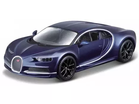 Bulago Bugatti Мини-автомобиль BUGATTI CHIRON 1/32 (синий) [Элемент] синий