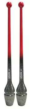 Булава для художественной гимнастики SASAKI Rhythmic Gymnastics Gradient Rubber 44 см, цвет ограниченный BRRBSI, красный x черный STRM-34GH-F