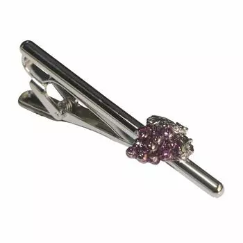 Булавка для галстука SWANK с виноградным мотивом sw058 фиолетовый