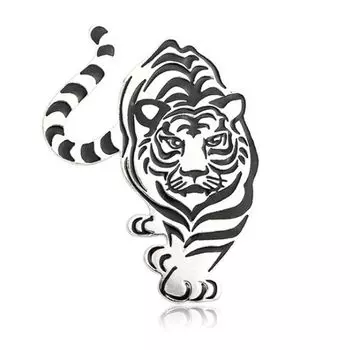 Булавка для свитера Застежка для шали Подвеска в виде тигра Защитная брошь-тигр Мужская брошь Броши-животные Булавки