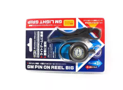 Булавка Golden Mean GM на катушке, большая карабина 100 см с легкой рукояткой, черная (6211)