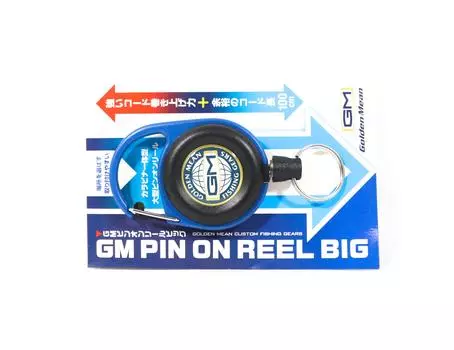 Булавка Golden Mean GM на катушке, большая карабина 100 см, синяя (6181)