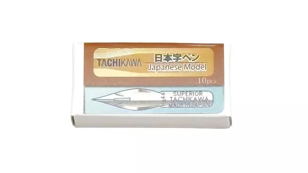 Булавка Tachikawa Tachikawa Seisakusho Tachikawa, наконечник для ручки, 44 японских иероглифа, 10 шт., T44-10 чёрный