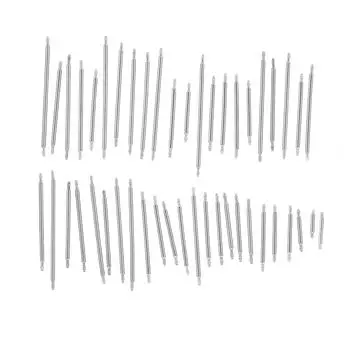 Булавки для часов Булавки для ремешка для часов из нержавеющей стали Прочные пружинные штифты Булавки для ремонта часов 30pcs