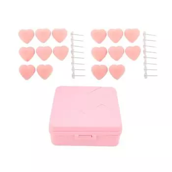 Булавки для пододеяльников, зажимы для пододеяльников, 16 комплектов, зажимы для пододеяльников в форме сердца с мягкой тканью, зажимы для пододеяльника