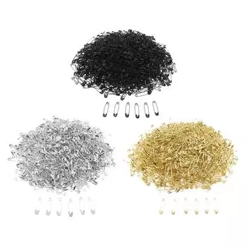 Булавки игольчатые глянцевые металлические никелированные 1000шт 22мм черные 500PCS 18mm Silver