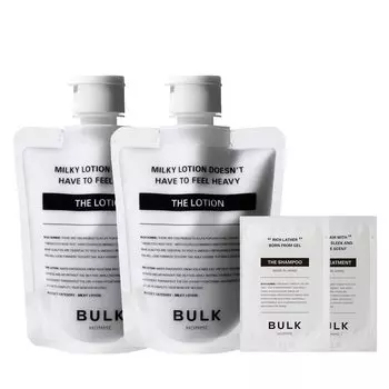 Bulk Homme Emulsion Bulk Homme Emulsion 100 г Набор из 2 предметов 1 образец Мужской + шампунь/лечение