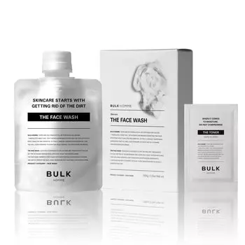 Bulk Homme Face Wash 100 г 1 пробник лосьона для мужчин +