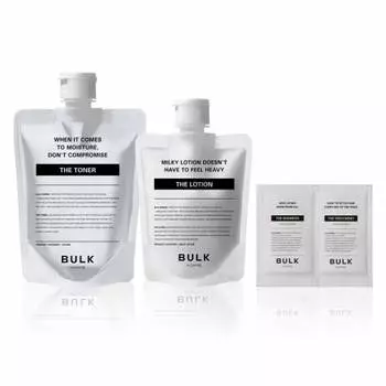 Bulk homme lotion mens 200ml + emulsion 100g + shampoo/treatment sample 1 serving each