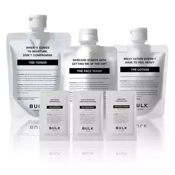 Bulk Homme Skin Care Face Wash Lotion Emulsion Serum Sample 1 порция Men s & & + Шампунь/Лечение/Кожа головы