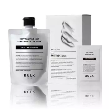 Bulk Homme Treatment Treatment 180 г 1 образец продукта Bulk Homme для мужчин +