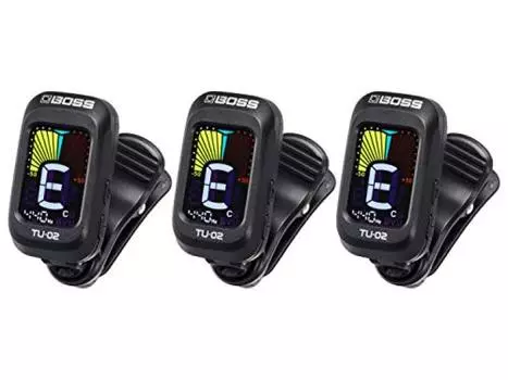[Bulk Purchase] BOSS - Clip-on Tuner TU-02 Set of 3