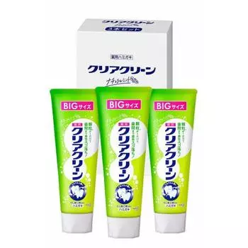 [Bulk Purchase] Clear Clean Toothpaste Natural Mint Large Capacity 170g x 3 Pieces Set