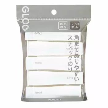 (Bulk purchase) KOKUYO Glue Stick Square Type Firmly Stick S size 5 pack Ta-G301-5P [5]