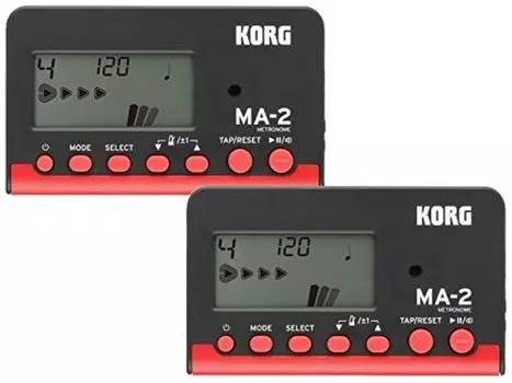 [Bulk Purchase] KORG - Metronome MA-2 Black & Red MA-2-BKRD Set of 2