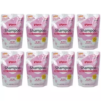 [Bulk Purchase] Pigeon Conditioning Foam Shampoo Gentle Floral Scent Refill 300ml [x8 pieces]